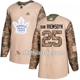 Toronto Maple Leafs Trikot James Van Riemsdyk 25 Adidas 2017-2018 Camo Veterans Day Practice Authentic - Herren